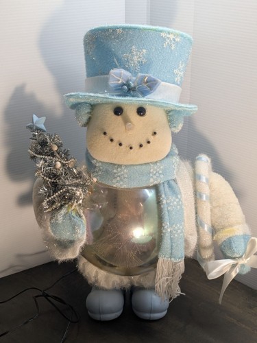 Vintage light snowman - vintage,