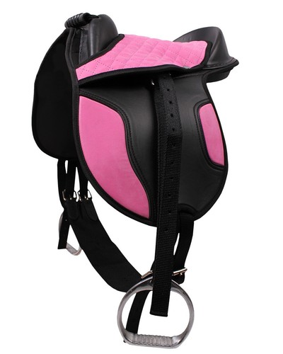 Qhp shetland saddle pink - saddle,
