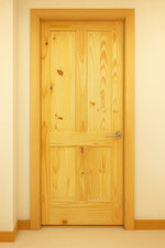 LPD Internal Knotty Pine 4 Panel Door Unfinished B Graded Stock