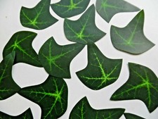 100 SILK IVY GREEN  LEAF SIZE 50P LEAVES GREEN/TABLE/DECOR/CRAFT/costume/wedding