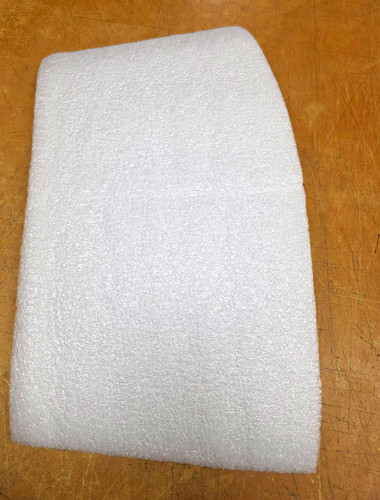White foam protective packing - white,