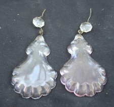 VINTAGE  CHANDELIER DROPS , 2