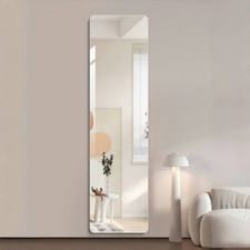 Long Wall Mounted Full Length Mirror Floor Leaning Bedroom Hallway Living Room