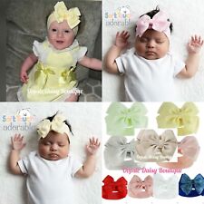 Baby Headband Ribbon Bow