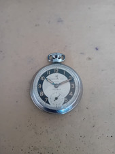 Lovely 1958 Ingersoll Triumph Pocket Watch Serviced new Crystal (425)