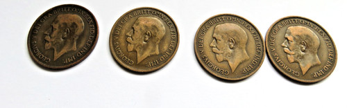 Four 1916 george v - -,