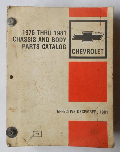 1976 1981 chevrolet parts - 1981,