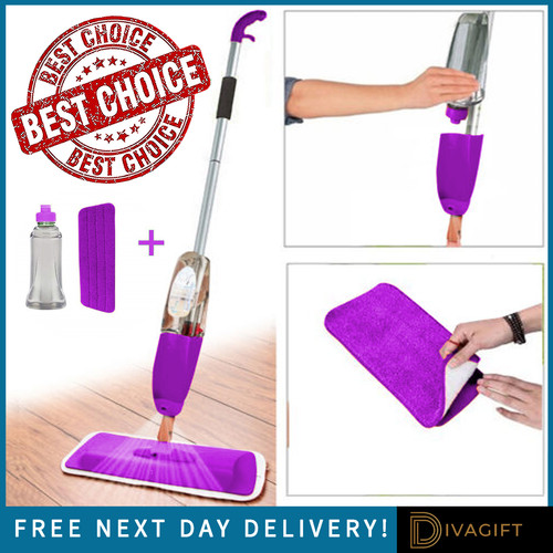 Purple spray mop - purple,