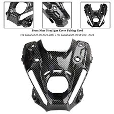 Front Nose Headlight Cover Fairing Cowl For Yamaha MT-09/MT-09 SP 21-23 Carbon