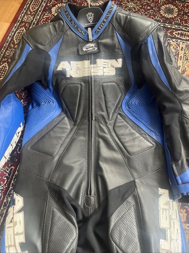 Motorcycle one peice leathers - one,