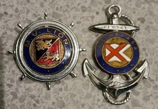 MV LION Ships Wheel Enamel Pin