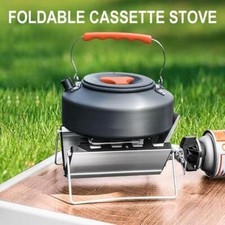Portable Camping Cassette Stove Folding Gas Stove Picnic Windproof C7 Gas Z8U6
