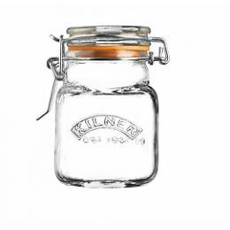 Kilner vintage square glass - vintage,