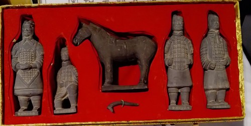 Terracotta army warriors and - terracotta,