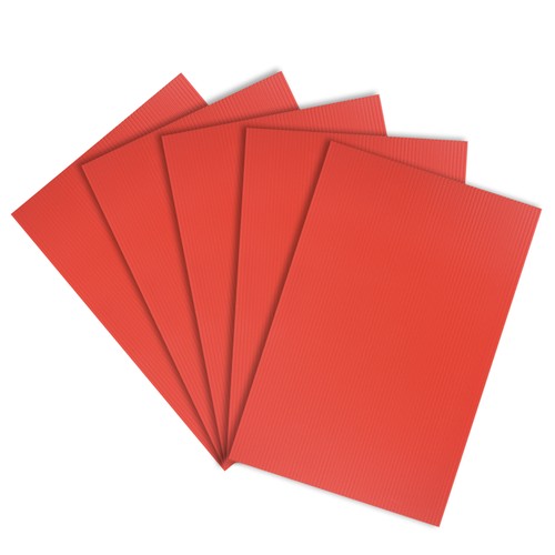 5pcs corrugated plastic sheets - plastic,