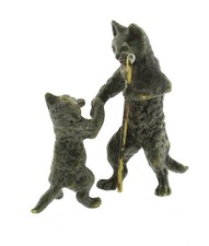 Vienna Bronze Cats Dancing