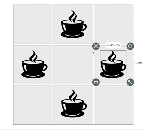 Coffee vinyl wall tile decals - coffee,