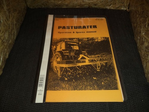 Mcconnel pasturater operators - mcconnel,