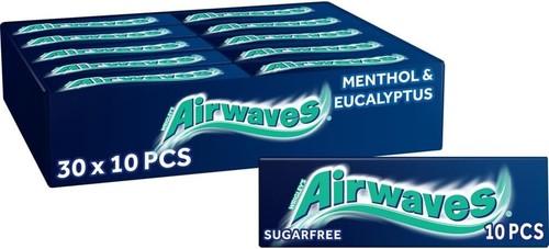 Airwaves chewing gum menthol - menthol, &