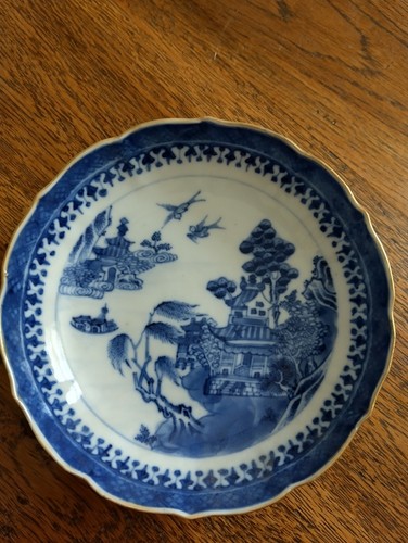 Willow pattern small shallow - willow,