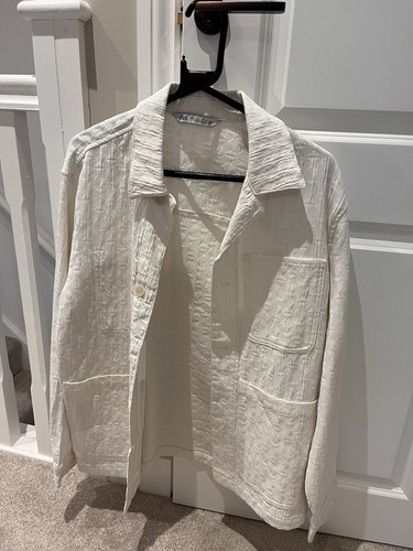 Zara white summer shirt jacket - summer,