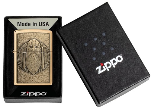 Genuine brushed brass zippo - brushed,