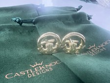 Claddagh Ring Gold Cufflinks