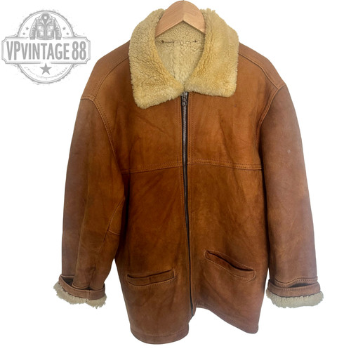 Vintage brown shearling - b3,