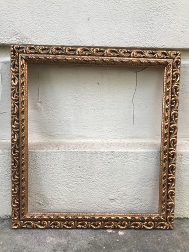 Vintage gold gilt - gilt, carved