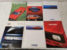 85x NISSAN DATSUN BROCHURE PATROL VANETTE URVAN 200SX 100NX SILVIA MAXIMA BLUEBI
