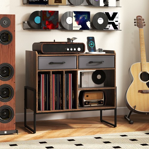 Large record player stand mid - stand,