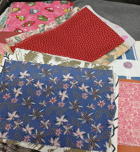 Fabric remnants scrap - fabric,