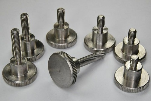 Knurled thumb screws stainless - knurled,