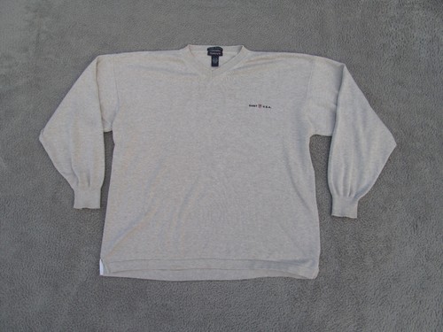 Gant jumper mens beige knit - xl,