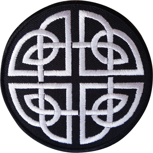 Celtic knot patch iron - knot, on
