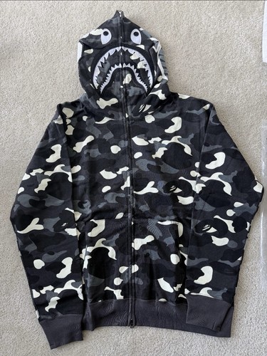 Black bape hoodie size - bape,