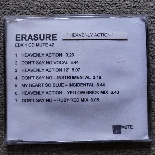 Erasure heavenly action - erasure, "heavenly