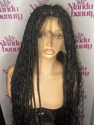 Handmade full boho braid wig - boho,