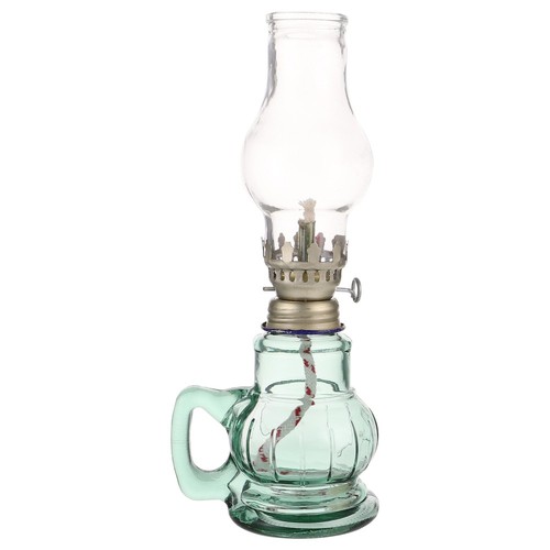 Vintage oil lamp clear - lamp,