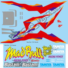 Vintage MadBull Decals /