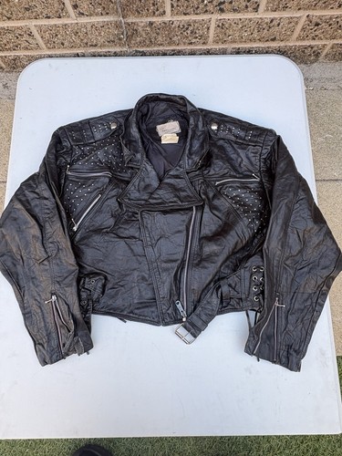Vintage 1980s black - black, leather