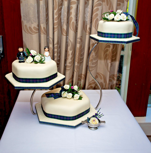 Tier chrome metal wedding - 3,