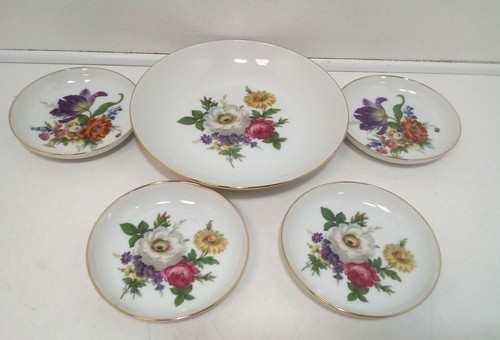 Fürstenberg floral pin - pin, dishes