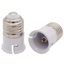 E27 to B22 Light Bulb Socket Adapter Bayonet to Screw Base Converter Lamp Holder