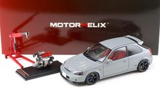 1:18 Motorhelix Honda Civic Type R (EK9) Customized Version Nardo grey + engine 
