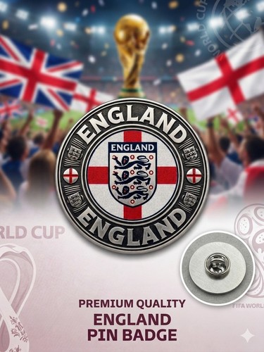 England crest inch pin badge - england,