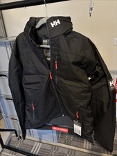 Mens Helly Hansen Nautical Jacket Black UK XL