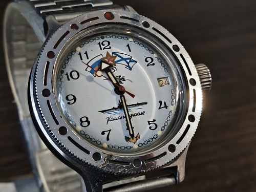 Watch vostok amphibian - watch, marine