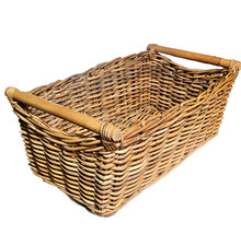 Vintage Large Wicker Storge Basket 65x41x27cm