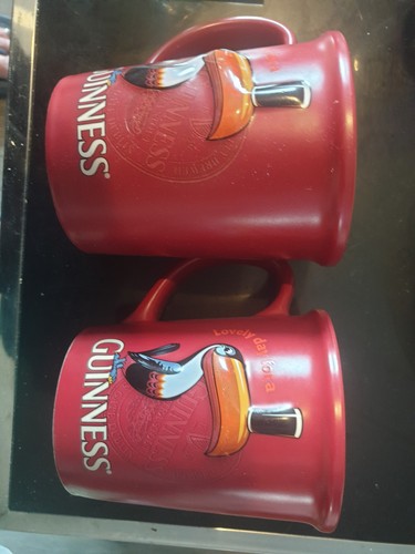 Guinness large red coffee tea - red,